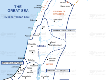 Kingdom of Jeroboam Map image