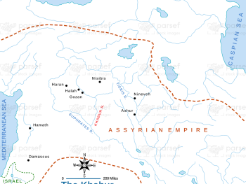 The Khabur River Map image