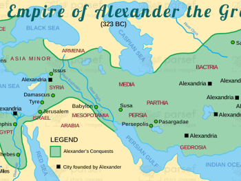 Alexander the Great’s Empire Map image