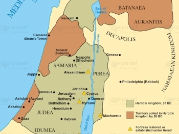 Herod the Great’s Kingdom Map image